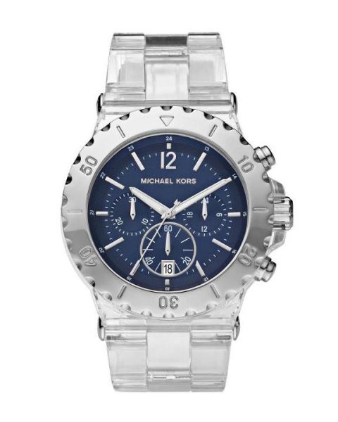Relógio Michael Kors MK5409 'Bel Aire' Azul Acetato
